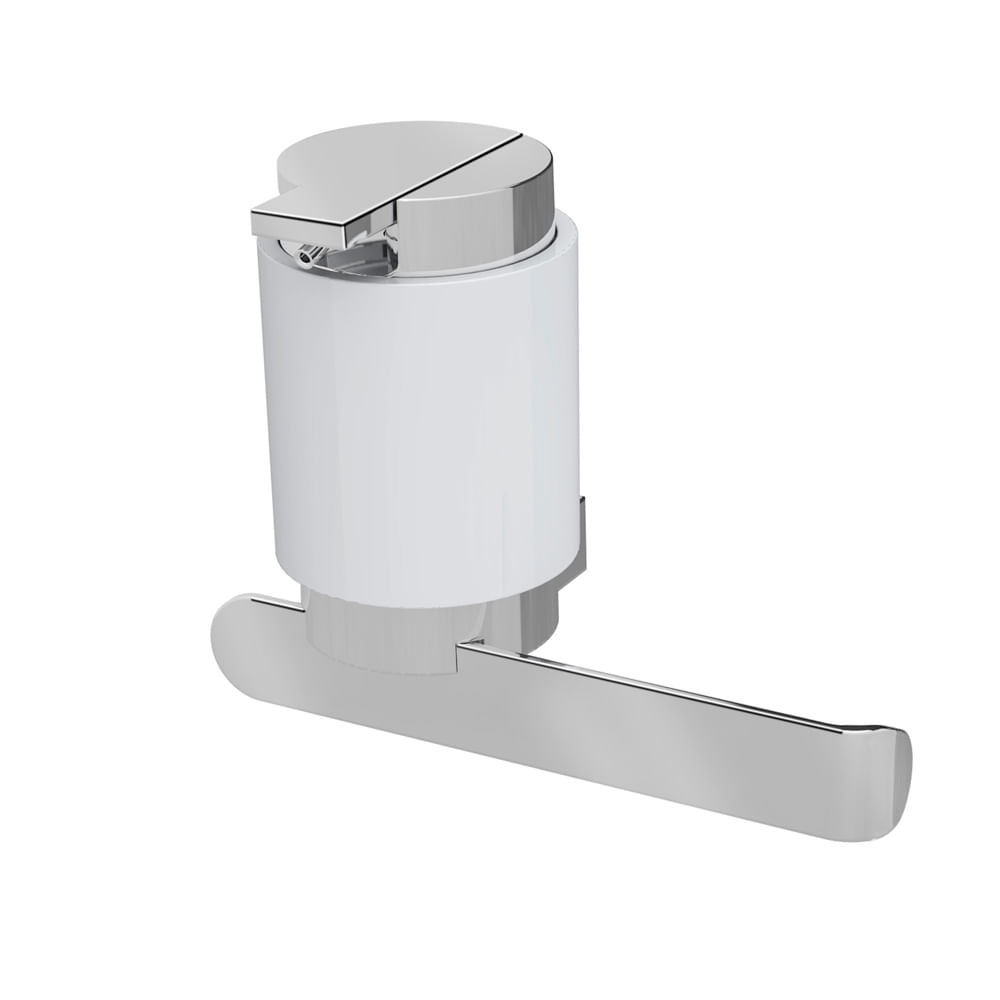 Saboneteira Papelira Miss-Branco